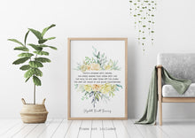 Load image into Gallery viewer, Elizabeth Barrett Browning Poem - Earth&#39;s crammed with heaven Art Print Home Decor poetry Love Poem UNFRAMED Aurora Leigh
