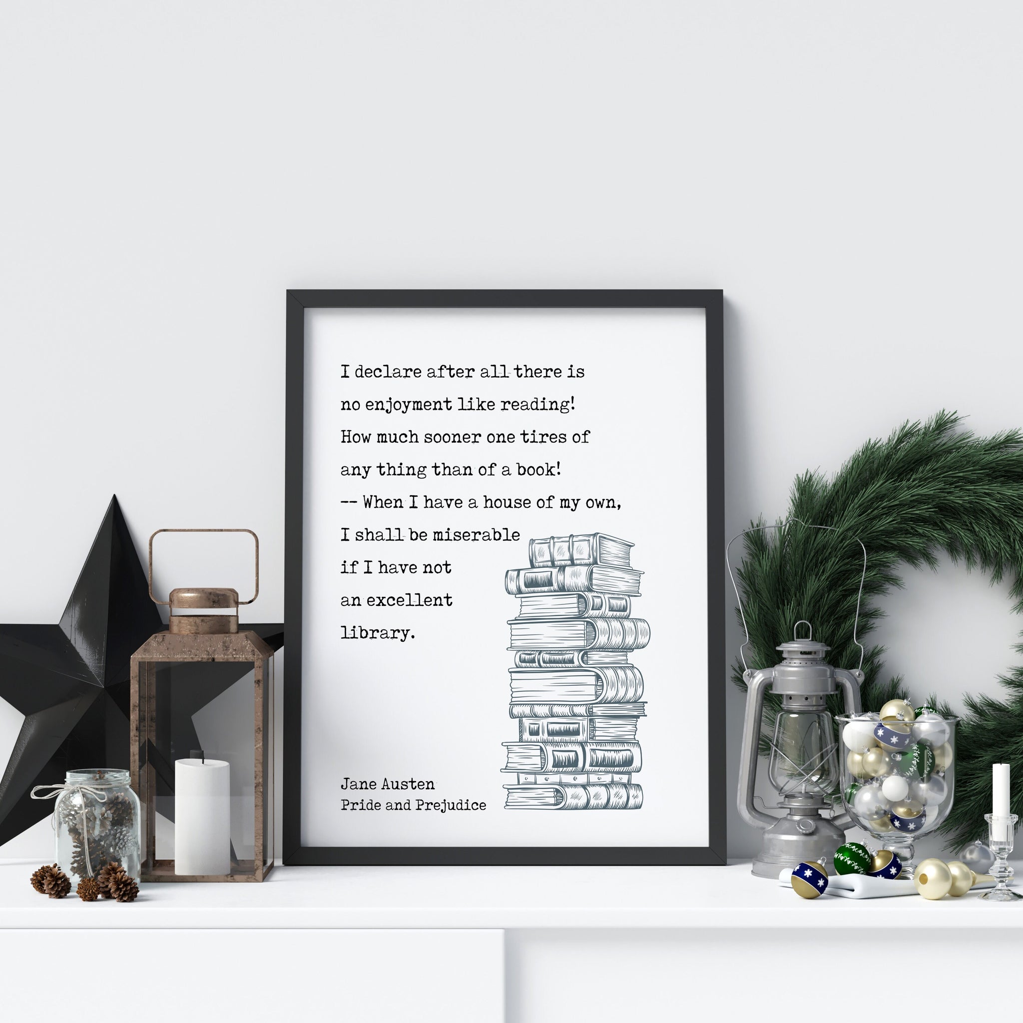 Jane Austen, English Novelist, quote art print – ARCHd, image size:2048x2048