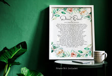 Load image into Gallery viewer, Don&#39;t Quit - John Greenleaf Whittier Poem - Inspirational Poetry - Unframed print
