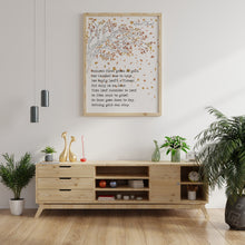 Load image into Gallery viewer, Robert Frost Poem Print - Nothing gold can stay - bedroom decor print Robert frost quote Nature&#39;s first green is gold poetry poster
