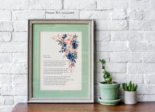 Load image into Gallery viewer, Pablo Neruda Poem Print - Sonnet XVII - I love you without knowing how - poetry wall art UNFRAMED
