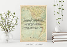 Load image into Gallery viewer, The Beach Travel Poster - Book quote, Movie Quote - Never Refuse an Invitation
