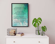 Load image into Gallery viewer, Irish Wedding blessing - May the road rise up to meet you - UNFRAMED wall art print
