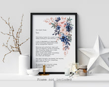 Load image into Gallery viewer, Rumi Quote - The Guest House Poem - Rumi Quote The Guest House Poem by Rumi Inspiring Poem Guest House Decor - Physical Art Print
