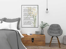 Load image into Gallery viewer, Daffodils Poem - I wandered lonely as a Cloud - William Wordsworth - Daffodil Poem UNFRAMED
