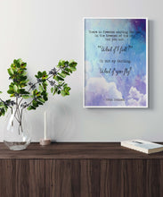 Load image into Gallery viewer, What if you fly? FRAMED print - Erin Hanson - What if I fall? Oh but my darling...
