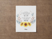 Load image into Gallery viewer, Hafez Poem Print - And still, after all this time, The sun never says to the earth, &quot;You owe Me.&quot; - Unframed Print - Hafiz Quote
