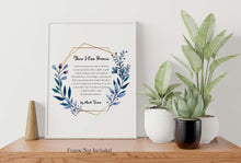Load image into Gallery viewer, Mark Twain Poem - These I Can Promise - Wedding Reading Print - Wedding poem UNFRAMED
