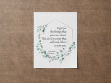 Load image into Gallery viewer, Ruth Bader Ginsburg Quote - Real Change, Enduring Change - UNFRAMED Print
