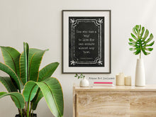 Load image into Gallery viewer, Nietzsche quote - One who has a why to live for - philosophy print - Home Office Wall Art
