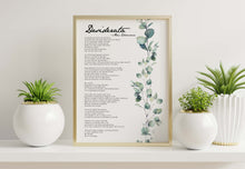 Load image into Gallery viewer, Desiderata print - Poem By Max Ehrmann - Framed And Unframed Options
