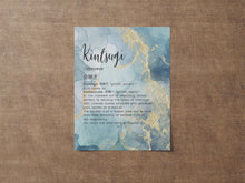Load image into Gallery viewer, Kintsugi Meaning print - Kintsukuroi Definition Poster - Japanese Definition print - Meaning Wall Art - UNFRAMED
