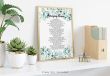 Load image into Gallery viewer, Amazing Grace Print - John Newton Song Poster
