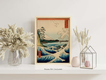 Load image into Gallery viewer, Japanese Wall Art - Utagawa Hiroshige Print - The Sea at Satta
