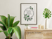 Load image into Gallery viewer, Tell me what is it you plan to do with your one wild and precious life? Poetry Wall Art
