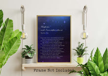 Load image into Gallery viewer, Bright star - John Keats Poem Print - Bright star, would I were stedfast as thou art
