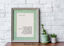 Load image into Gallery viewer, Langston Hughes Poem Print - Dreams Poem - Hold Fast To Dreams UNFRAMED
