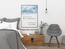 Load image into Gallery viewer, She whispered back , I Am The Storm - Wall Art Poster - Female Power and Feminist Art - Storm Clouds - Framed Print or Unframed Print
