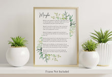 Load image into Gallery viewer, Maybe - Love Poem Print - Wedding Poem - Physical Art Print Without Frame
