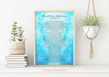 Load image into Gallery viewer, Do Not Love Half Lovers Kahlil Gibran Poem - Art Print Home office Decor poetry wall art Unframed print
