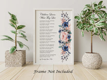 Load image into Gallery viewer, Children Learn What They Live Poem - Dorothy Law Nolte - Wall Art Poster Print - New Parents Gift - Physical Print Without Frame
