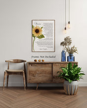 Load image into Gallery viewer, Union By Robert Fulghum - Wedding poem wall art - Anniversary Gift Poetry Poster Print - Full Poem - Physical print without frame
