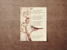 Load image into Gallery viewer, Hope is the thing with feathers - Emily Dickinson Poetry Wall art - Physical Print Without Frame
