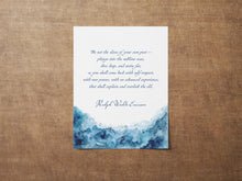 Load image into Gallery viewer, Be not the slave of your own past - Ralph Waldo Emerson Quote - Physical Print Without Frame - Inspirational Wall Art - Motivational Poster
