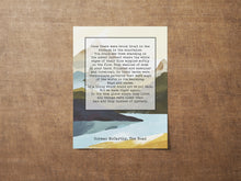 Load image into Gallery viewer, Once there were brook trout in the streams in the mountains - The Road Cormac McCarthy - Physical Print Without Frame
