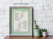 Load image into Gallery viewer, Desiderata Poem Print - Poem By Max Ehrmann - Physical Print With or Without Frame
