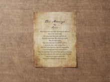 Load image into Gallery viewer, This Marriage Poem Print by Rumi - Wedding poem wall art - Ceremony reading - Vow Renewal Reading Wedding Gift Physical Print Without Frame
