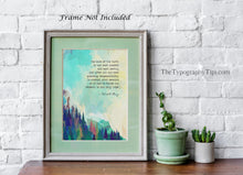 Load image into Gallery viewer, Wendell Berry Quote Print &quot;The Care Of The Earth&quot; - The Art of the Commonplace: The Agrarian Essays - Physical Print Without Frame
