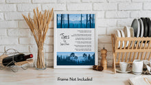 Load image into Gallery viewer, Trees By Joyce Kilmer - Poem Poster Print - Poetry Wall Art - Physical Print Without Frame
