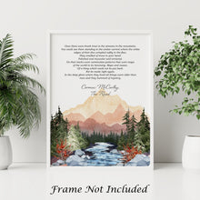 Load image into Gallery viewer, The Road Cormac McCarthy - Once there were brook trout in the streams in the mountains - Physical Print Without Frame
