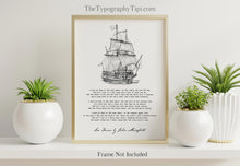 Load image into Gallery viewer, Sea Fever Poem by John Masefield Framed &amp; Unframed Options
