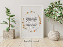 Load image into Gallery viewer, Robert Frost Poem Print - Nothing gold can stay

