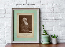Load image into Gallery viewer, Charles Darwin Quote It is not the strongest of the species that survives... the most adaptable to change - Framed &amp; Unframed Options
