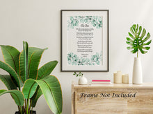 Load image into Gallery viewer, The One Personalized Wedding Poem Print - Love Poem, Marriage Poem, Wedding Reading, Framed &amp; Unframed Options
